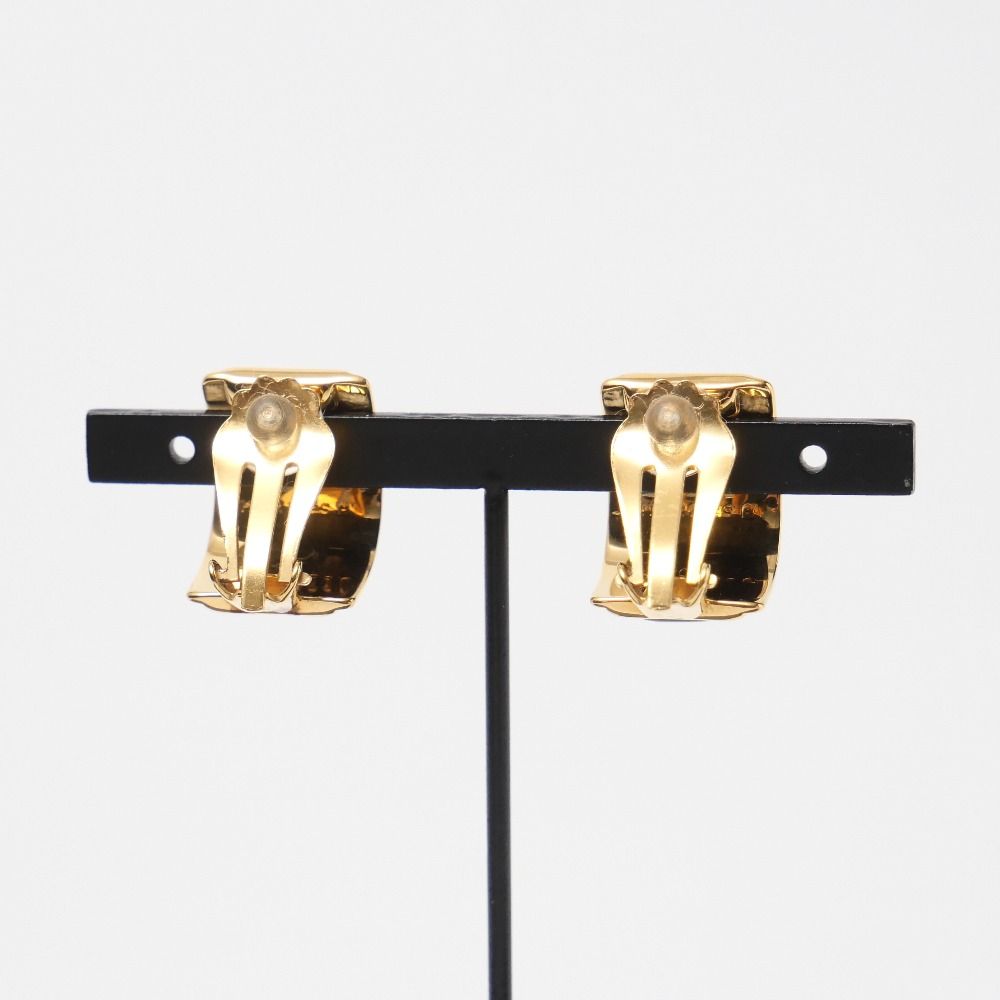 Hermes Earrings Enamel Gold Multicolor — view 2