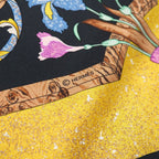 Hermes Carre 90 Pierres D' Orient ET Occident Oriental Stone and Western Black Yellow Multicolor — view 7
