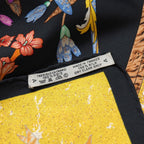 Hermes Carre 90 Pierres D' Orient ET Occident Oriental Stone and Western Black Yellow Multicolor — view 4