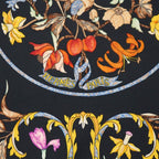 Hermes Carre 90 Pierres D' Orient ET Occident Oriental Stone and Western Black Yellow Multicolor — view 3