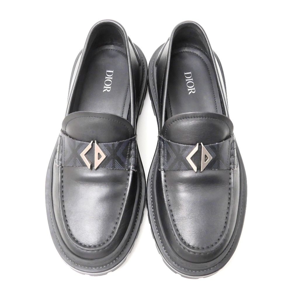 Dior Explorer Loafers 39 CD Logo Derby Shoes Platform Leather — view 3