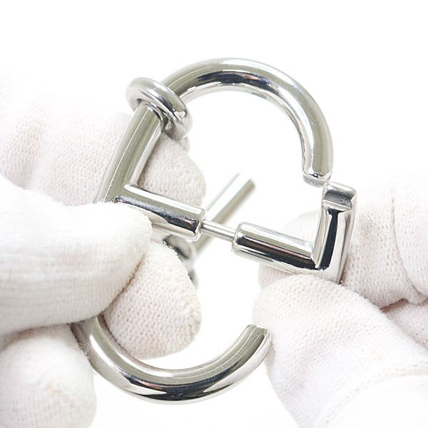 Hermes Key Holder Chaine D'ancre Metal Silvery Bag Charm Ring — view 4