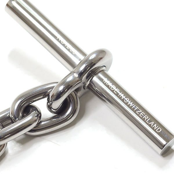 Hermes Key Holder Chaine D'ancre Metal Silvery Bag Charm Ring — view 5