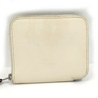 Hermes Azap Silk-in Compact Coin Case Leather Ivory — view 3