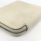 Hermes Azap Silk-in Compact Coin Case Leather Ivory — view 5