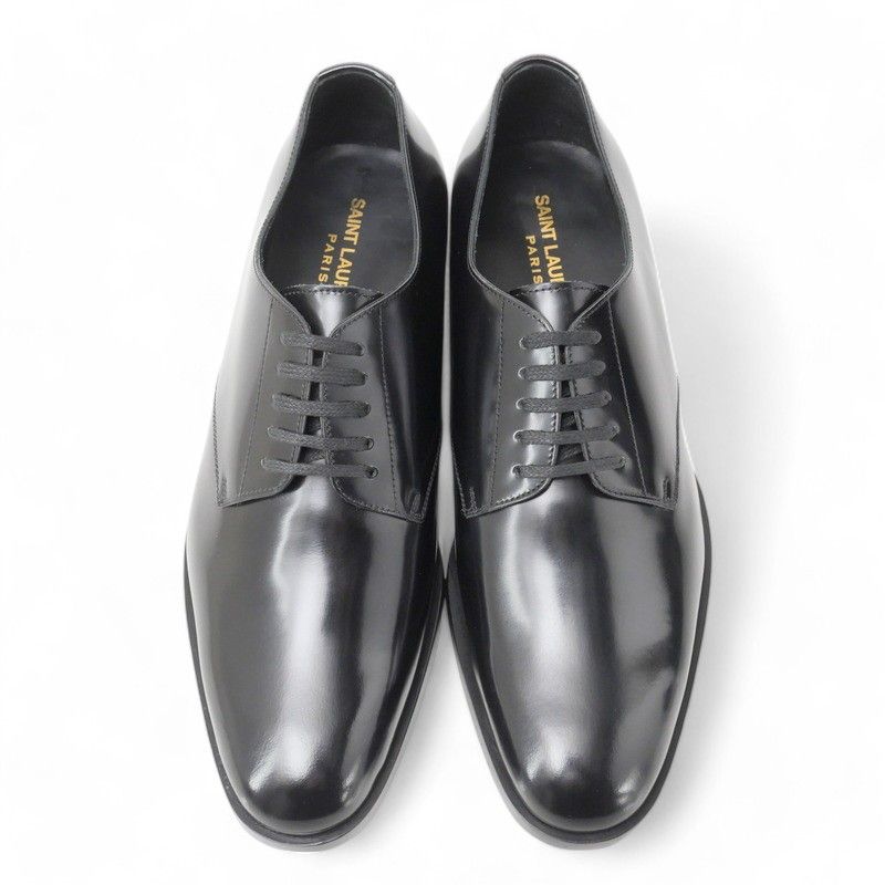 Saint Laurent Paris Dress Shoes 38.5 Lace Up Leather Derby — view 4