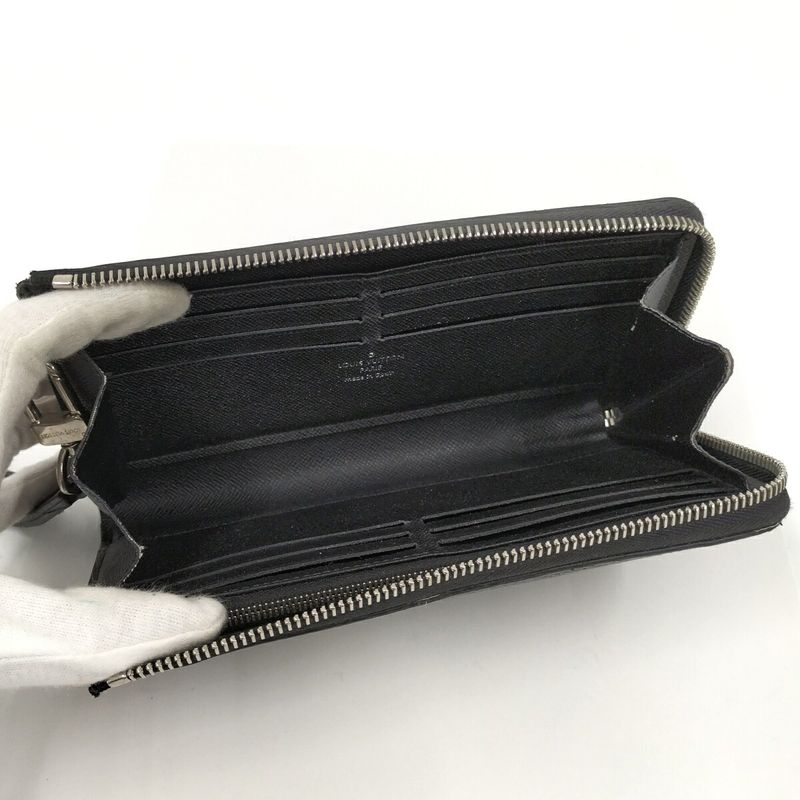 Louis Vuitton Zippy Dragonne Long Wallet Taiga Ardoise — view 2