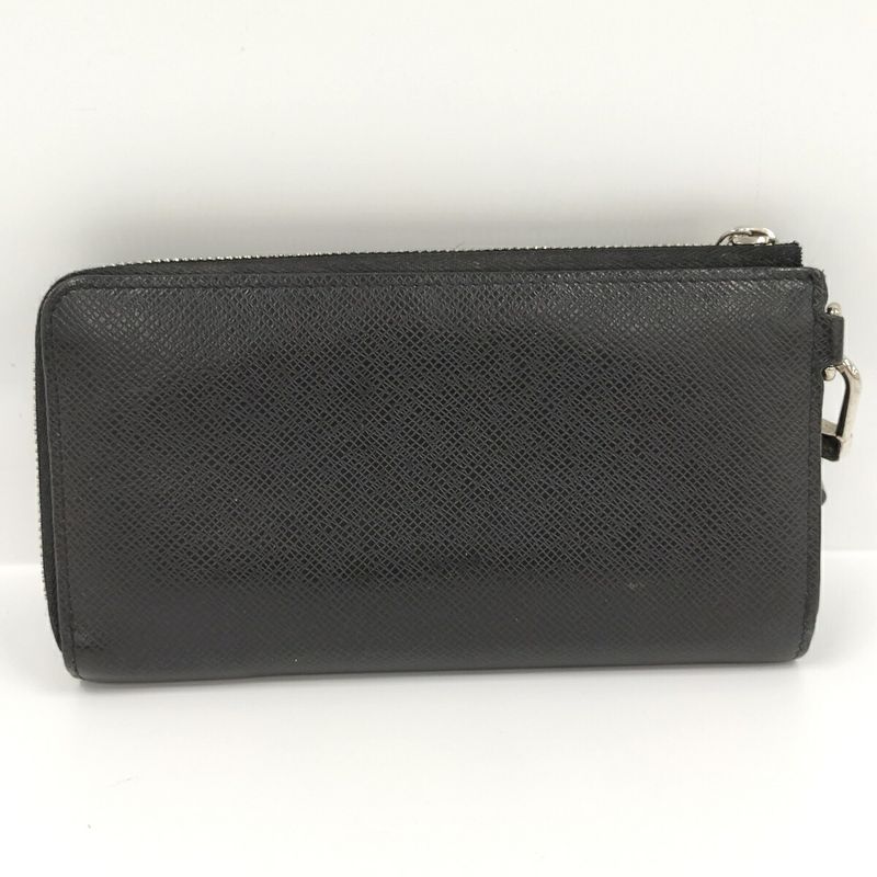 Louis Vuitton Zippy Dragonne Long Wallet Taiga Ardoise — view 3
