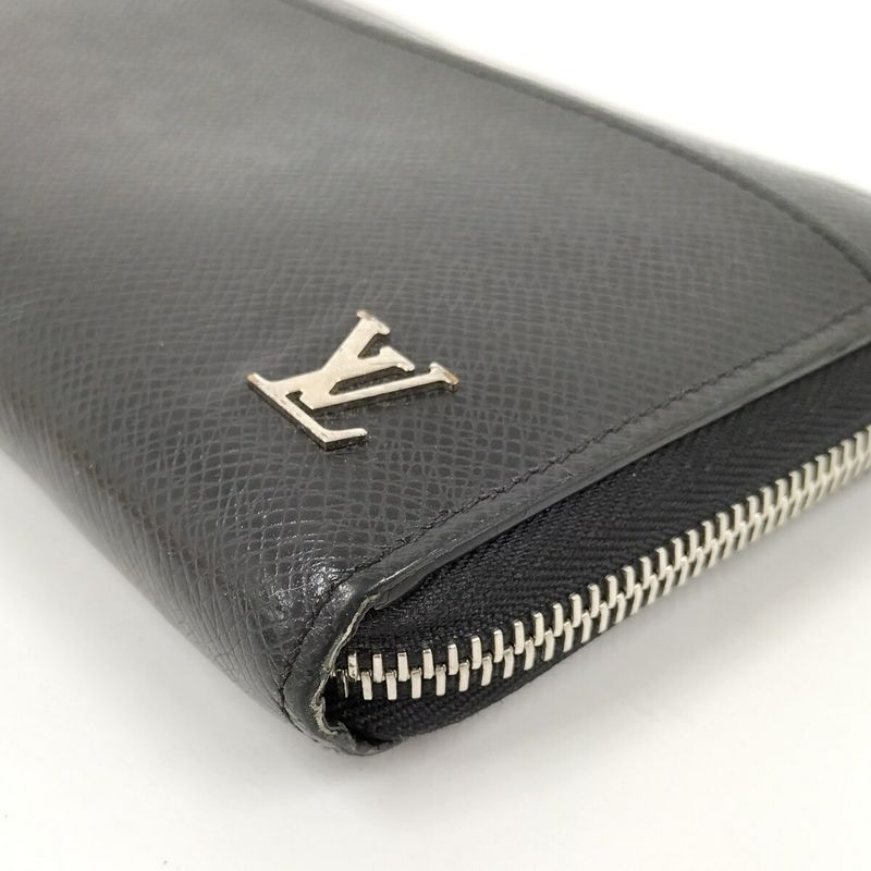 Louis Vuitton Zippy Dragonne Long Wallet Taiga Ardoise — view 4