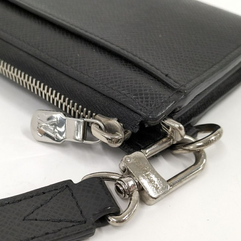 Louis Vuitton Zippy Dragonne Long Wallet Taiga Ardoise — view 5