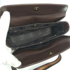 Chanel Shoulder Tote Bag Leather Brown