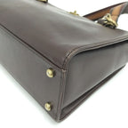 Chanel Shoulder Tote Bag Leather Brown