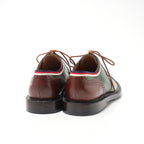Gucci 5 Leather Shoes Dress Lace Up Green Brown — view 3