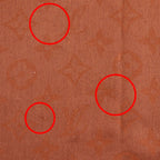 Louis Vuitton Monogram Silk Wool Brown Shawl — view 7