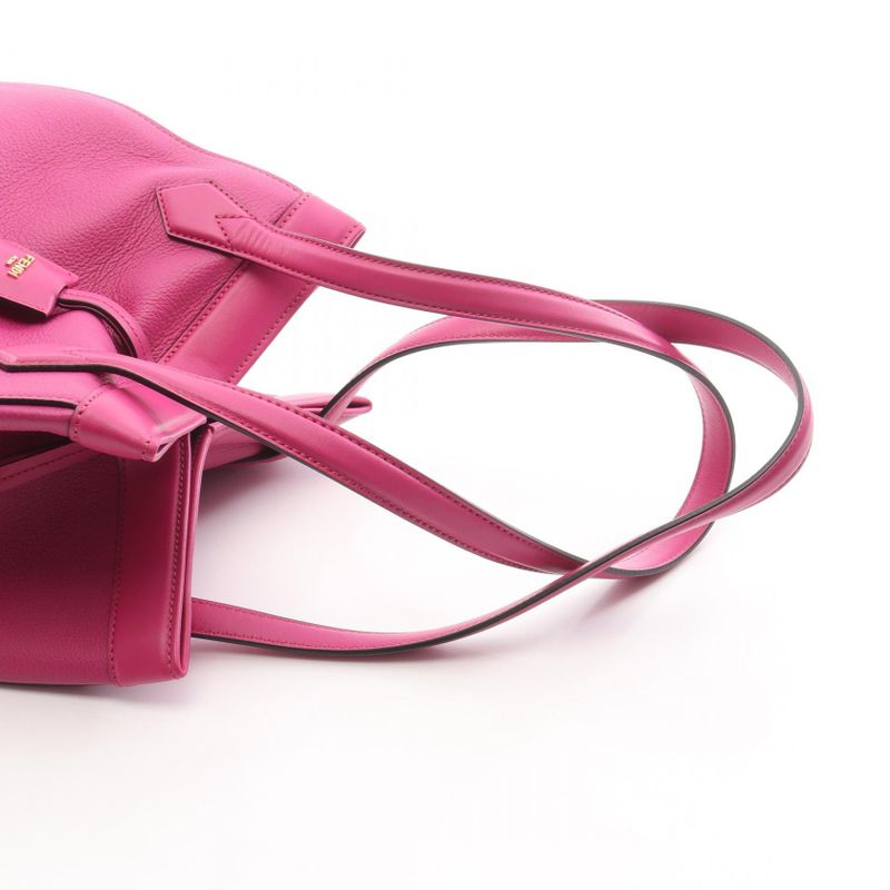 Fendi Tote Bag Origami Medium 8 Bh414 Pink Purple Leather — view 6