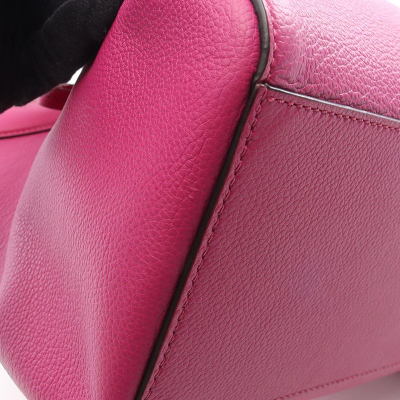 Fendi Tote Bag Origami Medium 8 Bh414 Pink Purple Leather — view 7