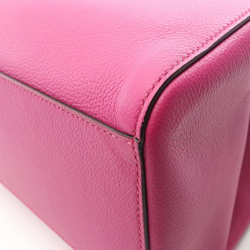 Fendi Tote Bag Origami Medium 8 Bh414 Pink Purple Leather — view 8