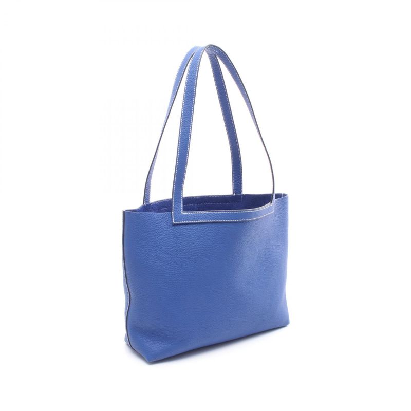 Hermes Tote Bag Cabas Serie 31 Blue Royale Leather — view 3