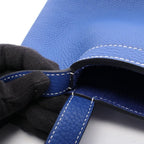 Hermes Tote Bag Cabas Serie 31 Blue Royale Leather — view 8