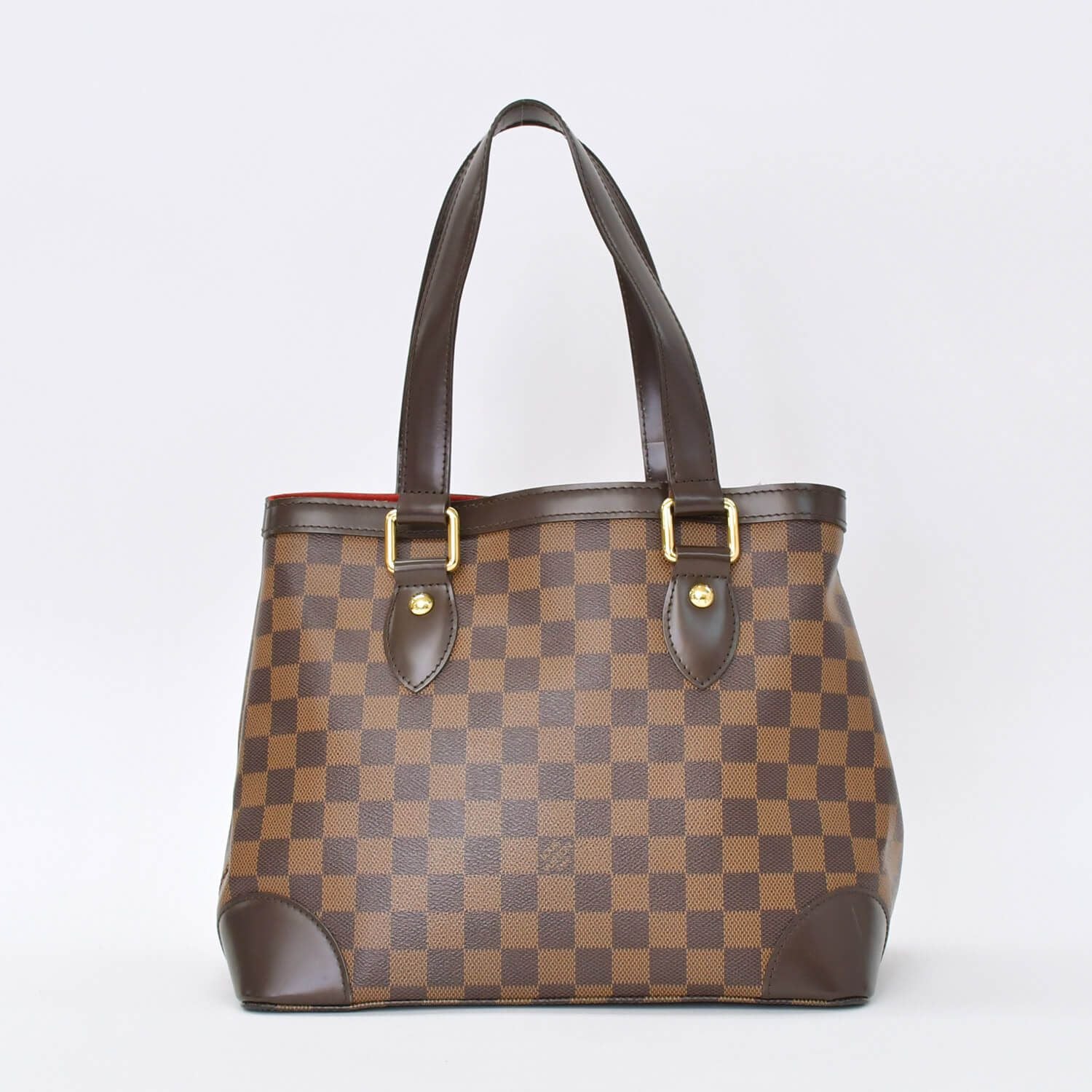 Louis Vuitton Hampstead PM Handbag Brown Damier Gold — view 3