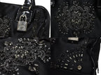 Loewe Mini Amazona Mini Andbag Satin Beads Crystal Black Silver — view 5