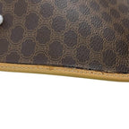 Celine Shoulder Bag Brown Macadam Crossbody Leather