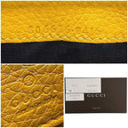 Gucci L-shaped Zipper Long Wallet Beige Yellow GG Canvas Bamboo — view 8