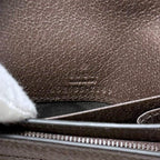 Gucci Bifold Wallet Diana Compact Beige Brown Jumbo GG — view 9