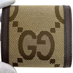 Gucci Bifold Wallet Diana Compact Beige Brown Jumbo GG — view 8