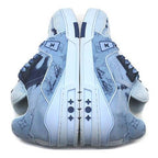Louis Vuitton Trainer Line Monogram Denim Bleached Sneakers — view 7