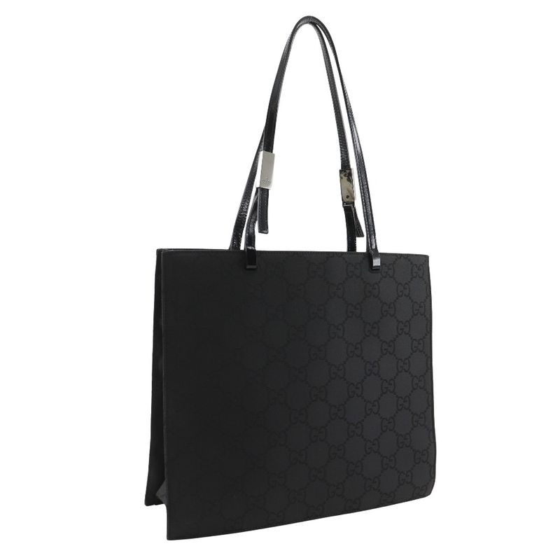 Gucci GG Canvas Black Tote Bag