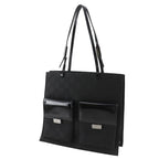 Gucci GG Canvas Black Tote Bag