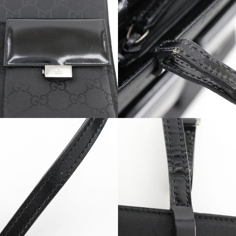 Gucci GG Canvas Black Tote Bag