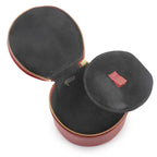 Chanel Jewelry Case Box Accessory Pouch Caviar Leather Red Vintage — view 8
