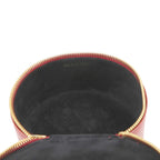 Chanel Jewelry Case Box Accessory Pouch Caviar Leather Red Vintage — view 9