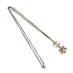 Chanel Coco Mark Flower Motif GP Faux Pearl Necklace Pendant 18BC — view 5