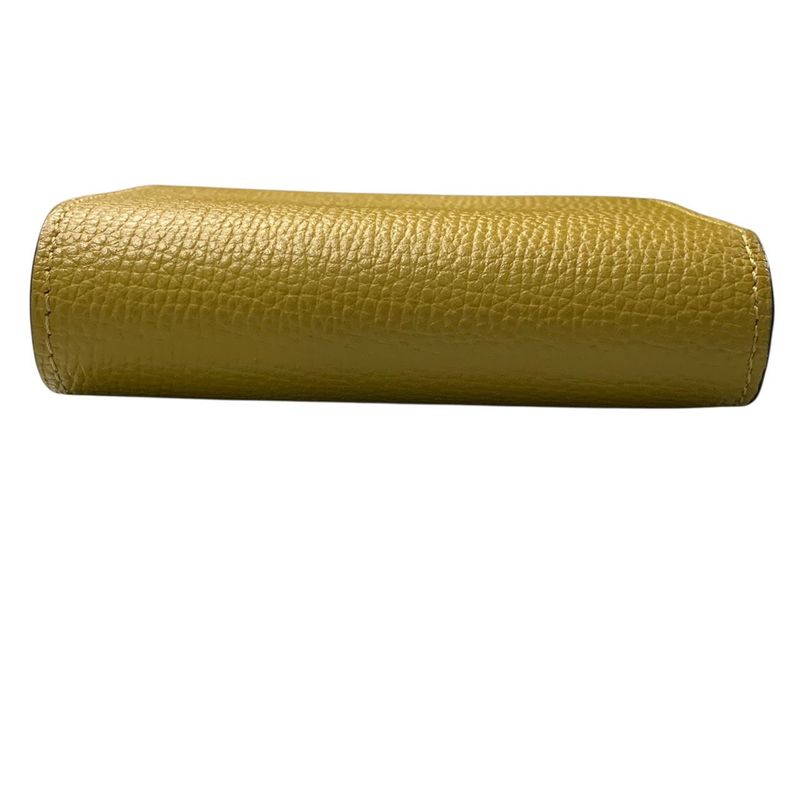 Loewe Anagram Flap Wallet Bifold C821 L57 X01 Yellow Series 3727 — view 9