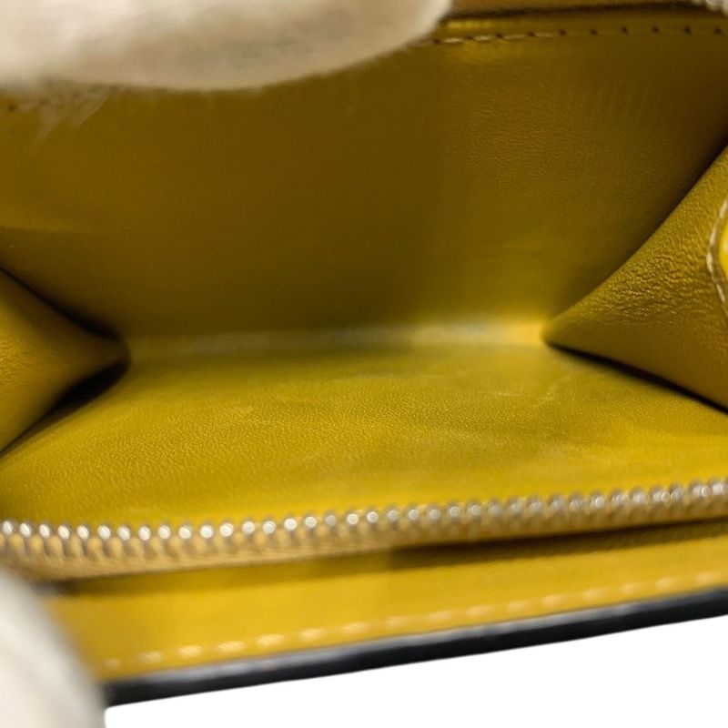 Loewe Anagram Flap Wallet Bifold C821 L57 X01 Yellow Series 3727 — view 3