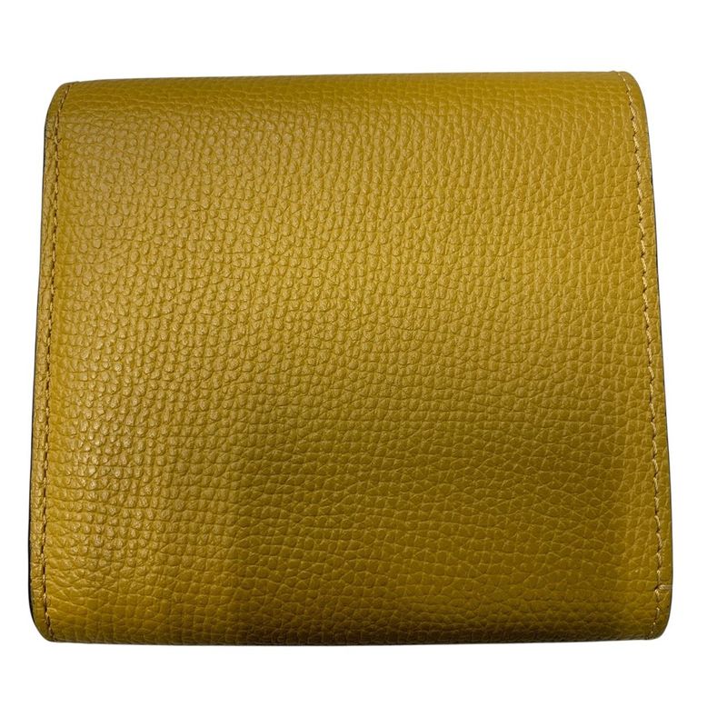 Loewe Anagram Flap Wallet Bifold C821 L57 X01 Yellow Series 3727 — view 2