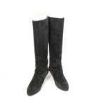 Bottega Veneta Long Boots 36.5 Suede Wedge Sole — view 2