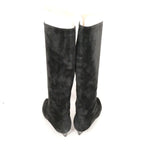 Bottega Veneta Long Boots 36.5 Suede Wedge Sole — view 4