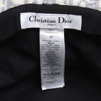 Dior Trotter Oblique Bucket Hat Ivory Gray 11 Dob923 I132 — view 6