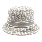 Dior Trotter Oblique Bucket Hat Ivory Gray 11 Dob923 I132 — view 2
