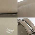 Fendi Visible Medium Leather 8 Bl146 Cuff Grey 2-Way Handbag — view 8