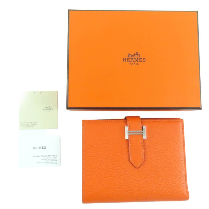 Hermes Bearn Compact Chevre Silver Hardware Purchased In 2025 Wallet — view 2