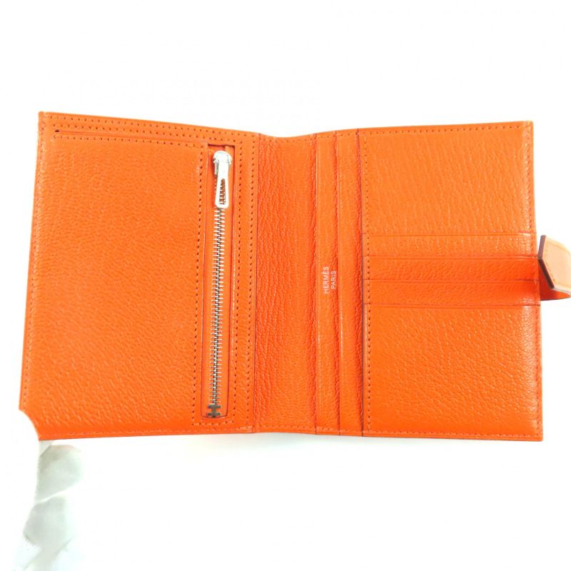 Hermes Bearn Compact Chevre Silver Hardware Purchased In 2025 Wallet — view 6