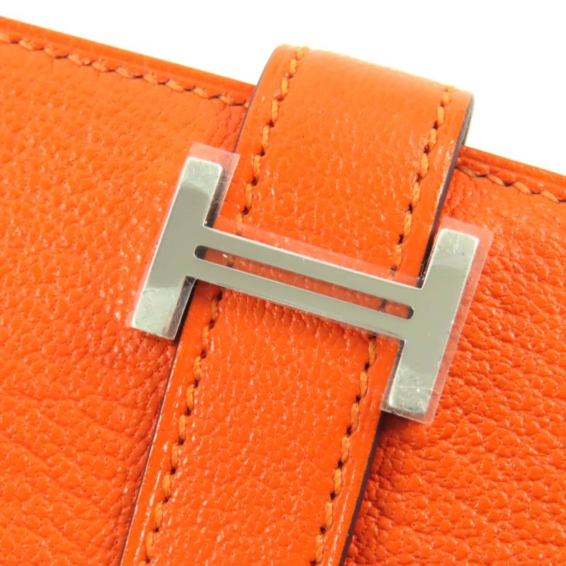 Hermes Bearn Compact Chevre Silver Hardware Purchased In 2025 Wallet — view 9