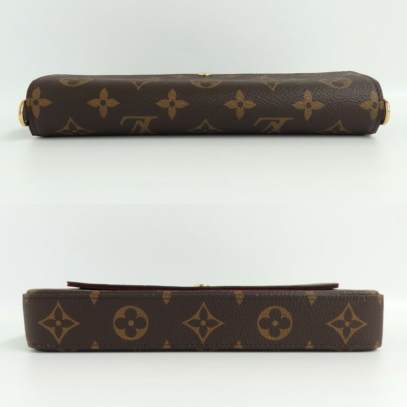 Louis Vuitton Pochette Felicie Monogram Chain Shoulder Clutch — view 4
