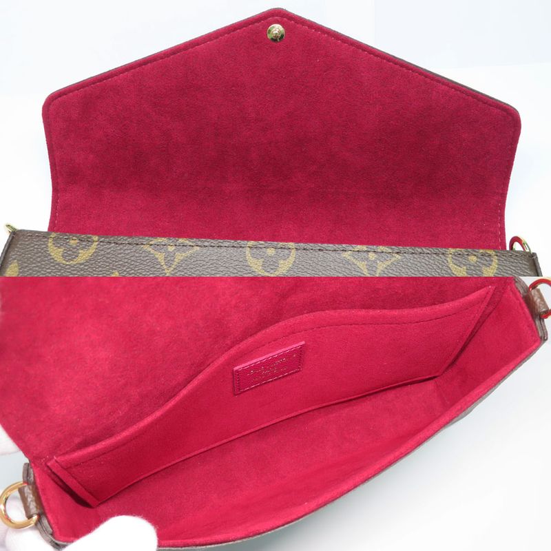 Louis Vuitton Pochette Felicie Monogram Chain Shoulder Clutch — view 7