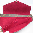 Louis Vuitton Pochette Felicie Monogram Chain Shoulder Clutch — view 7